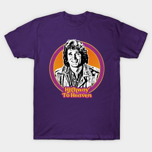 Highway To Heaven / 80s Kid Fan Design T-Shirt by DankFutura
